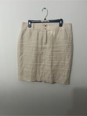 Women’s Banana Republic Linen Pencil Skirt Size 14